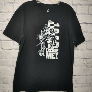 Nike Jordan Graphic Black T-shirt Size Large